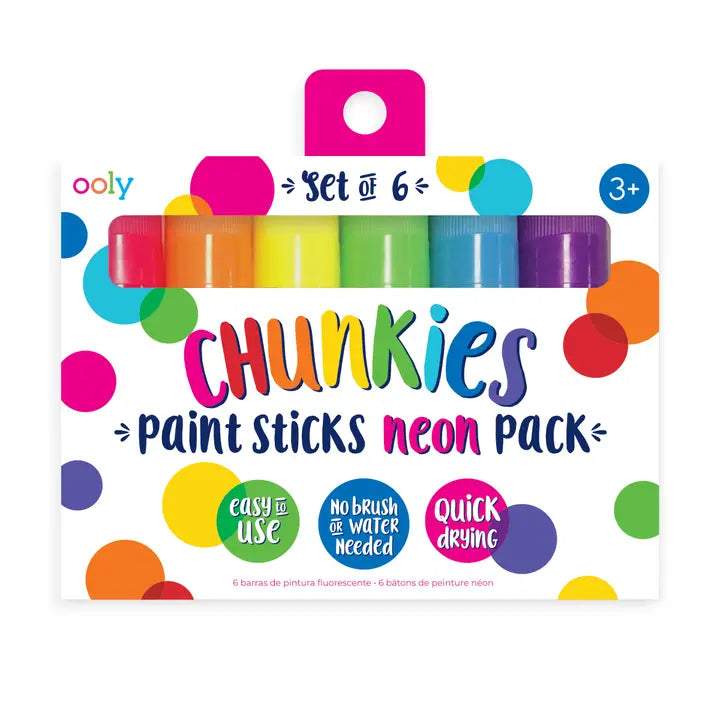 Chunkies Paint Sticks Neon Set of 6