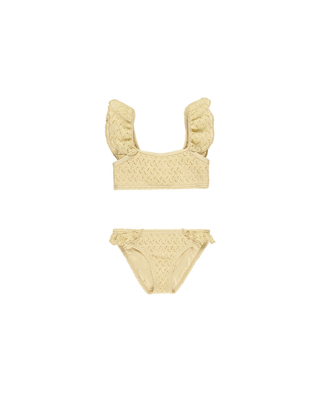 Hanalei Bikini Yellow Crochet