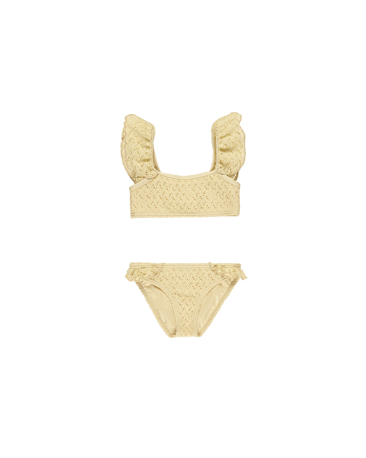 Hanalei Bikini Yellow Crochet