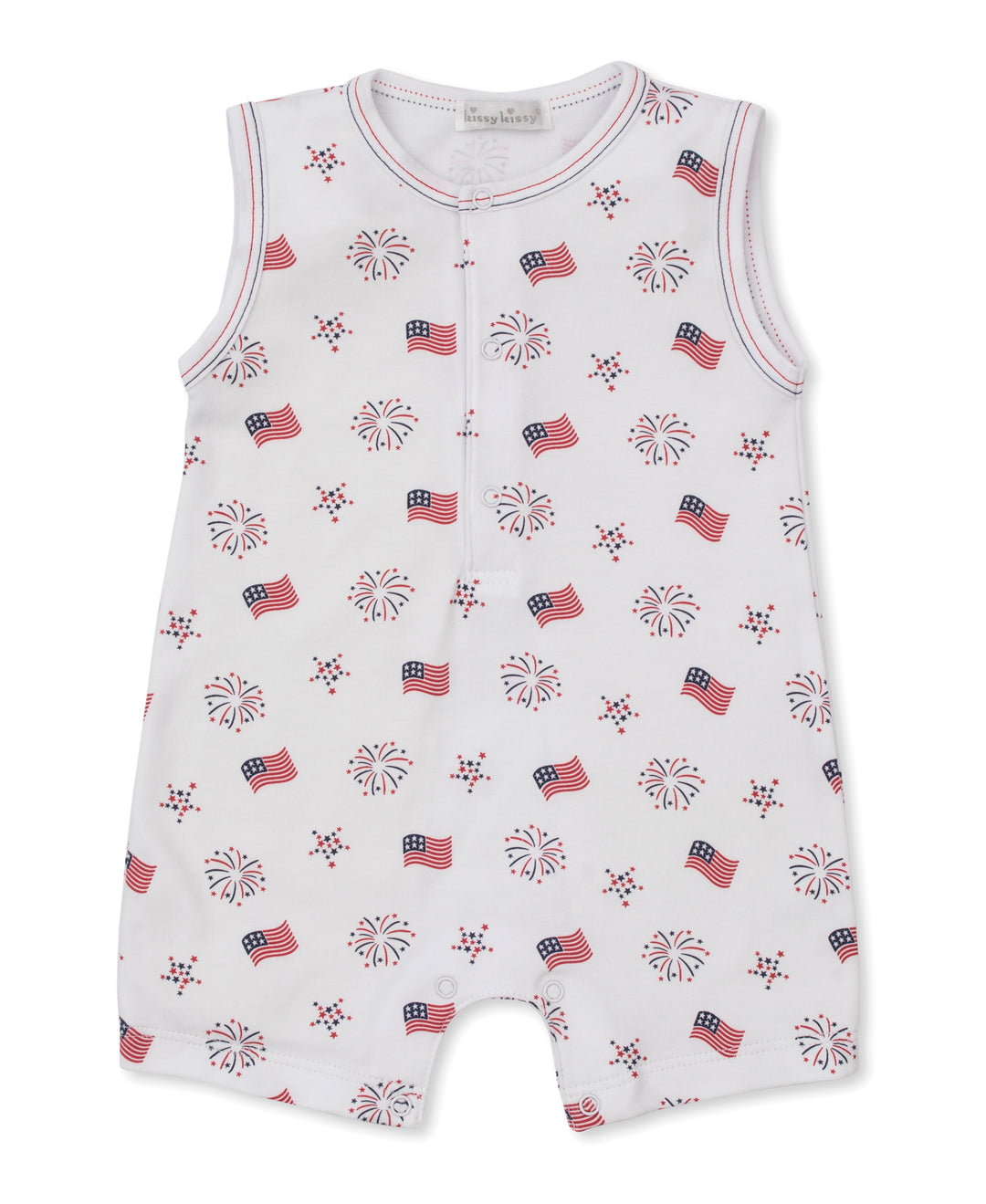 Bold Stripes & Bright Star Sleeveless Playsuit