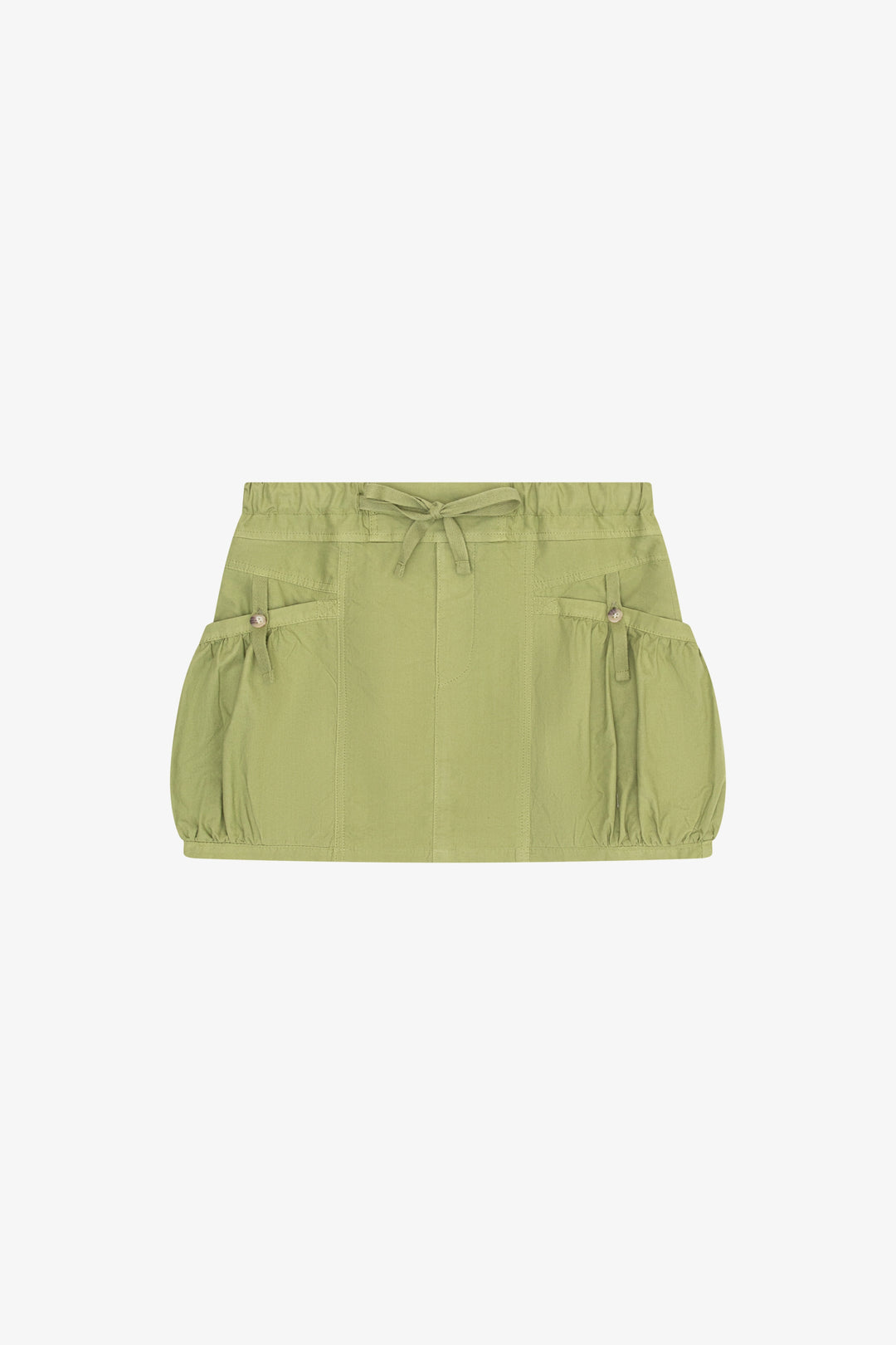 Rima Cotton Utility Skirt Matcha Tea