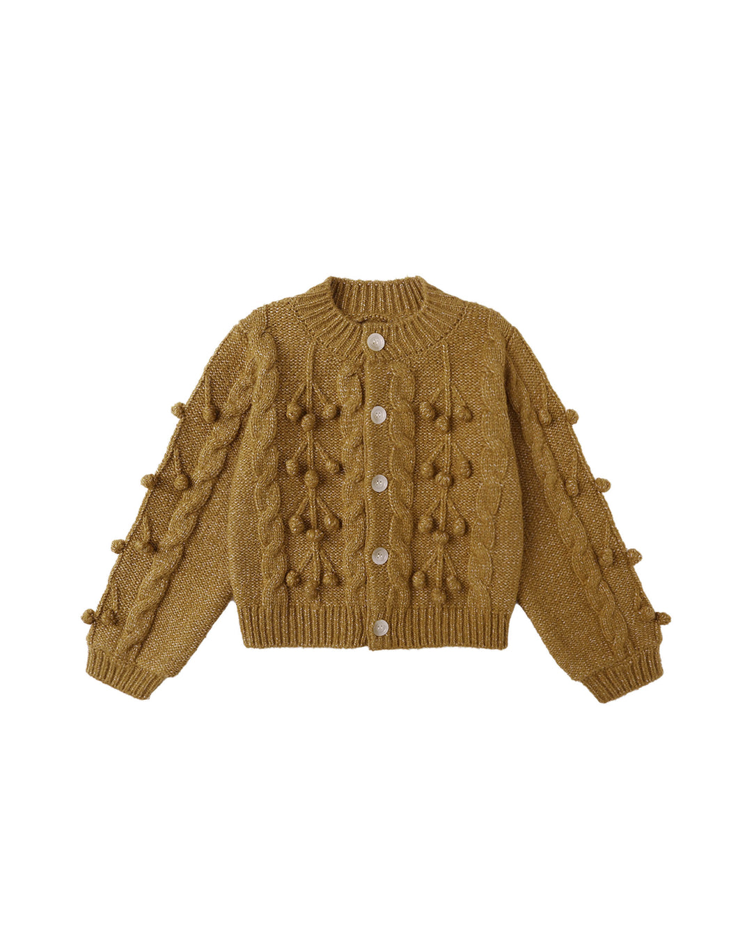 Bobble Cardigan Golden