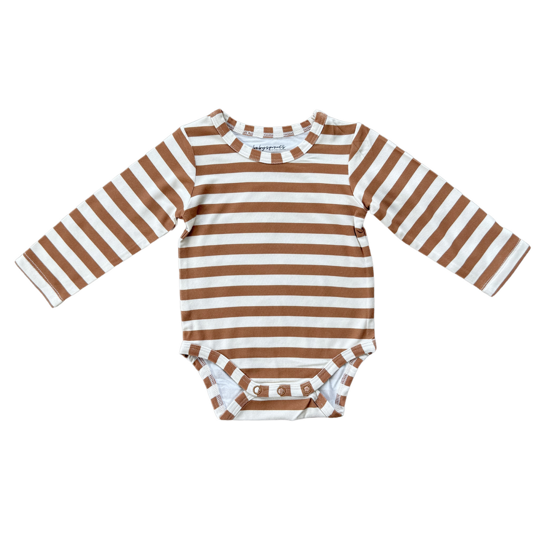 Striped Longsleeve Bodysuit