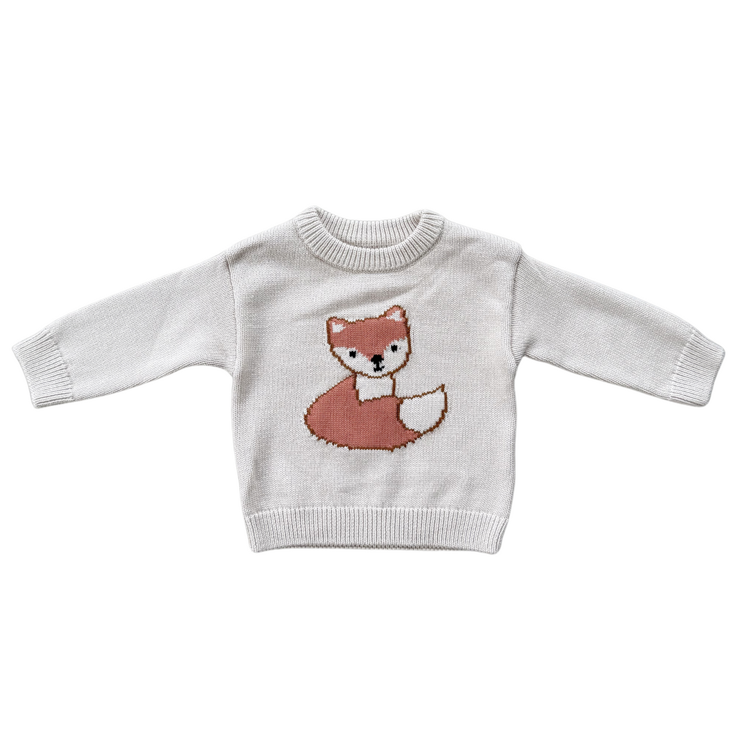 Knit Fox Sweater