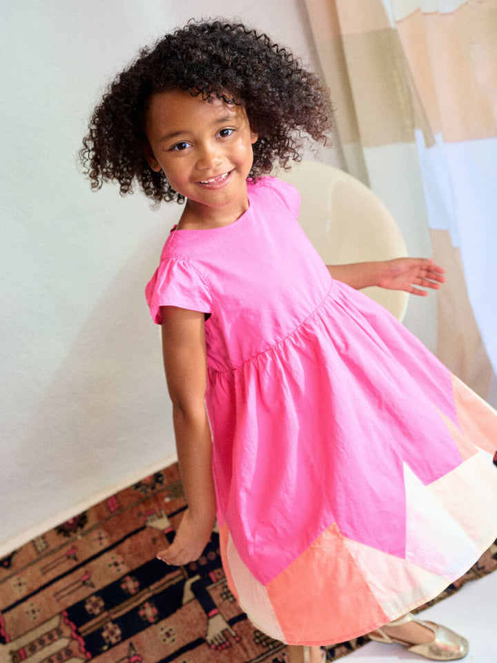 Cap Sleeve Jogakbo Dress