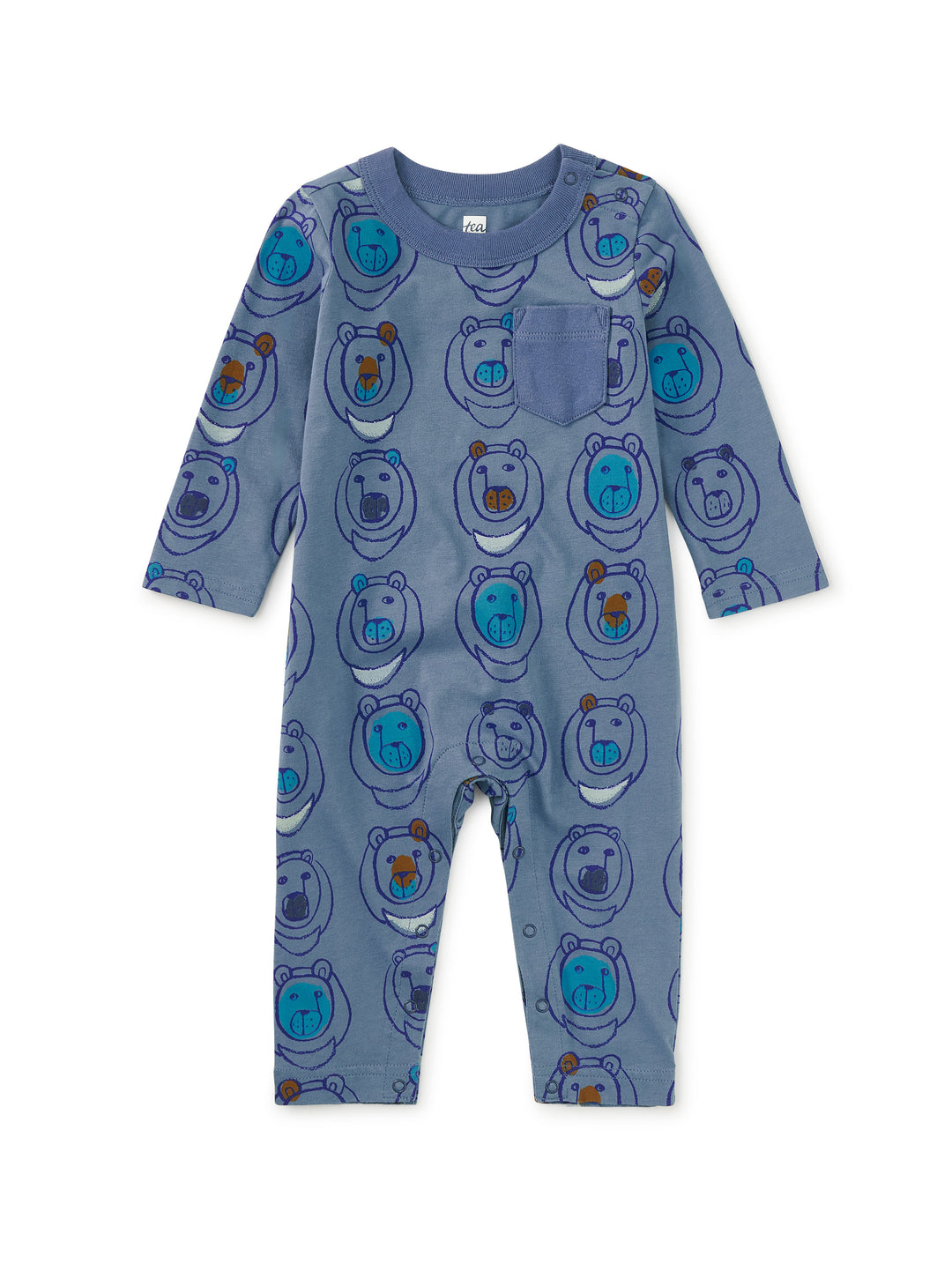 Moon Bear Pocket Baby Romper