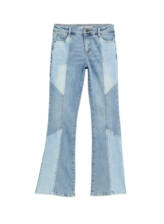 X Panel Insert Flare Denim