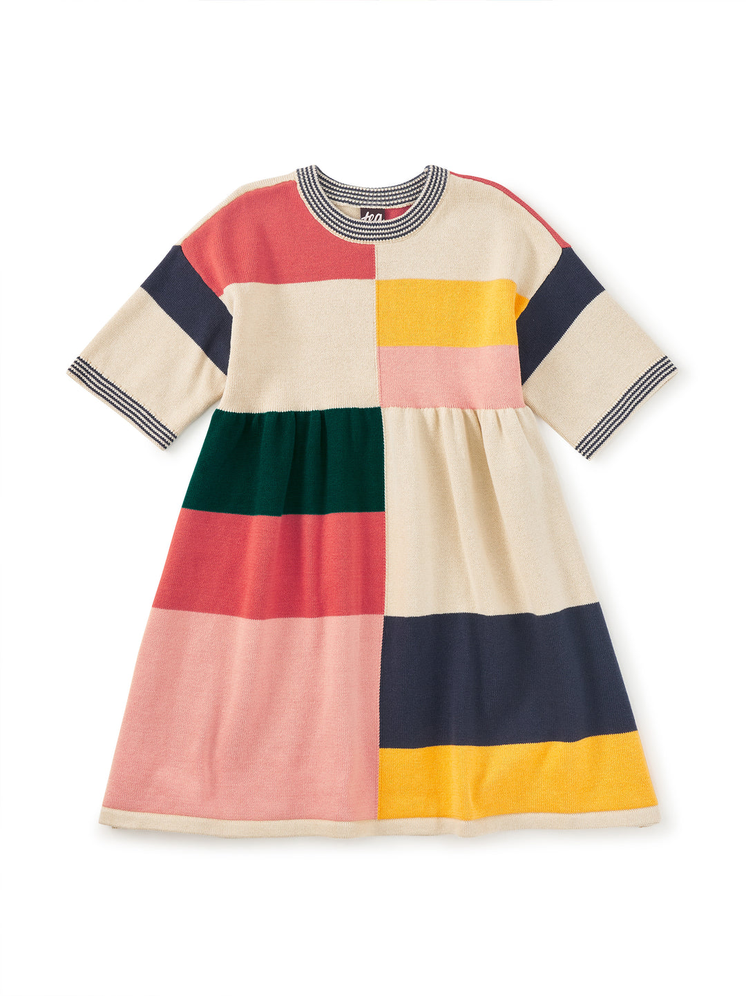 Colorblock Sweater Dress