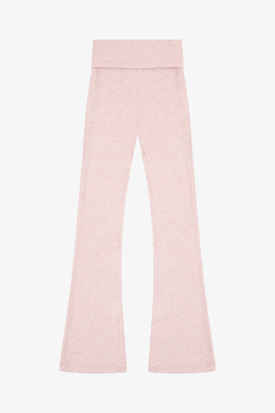 Hacci Rib Waisted Flared Pants