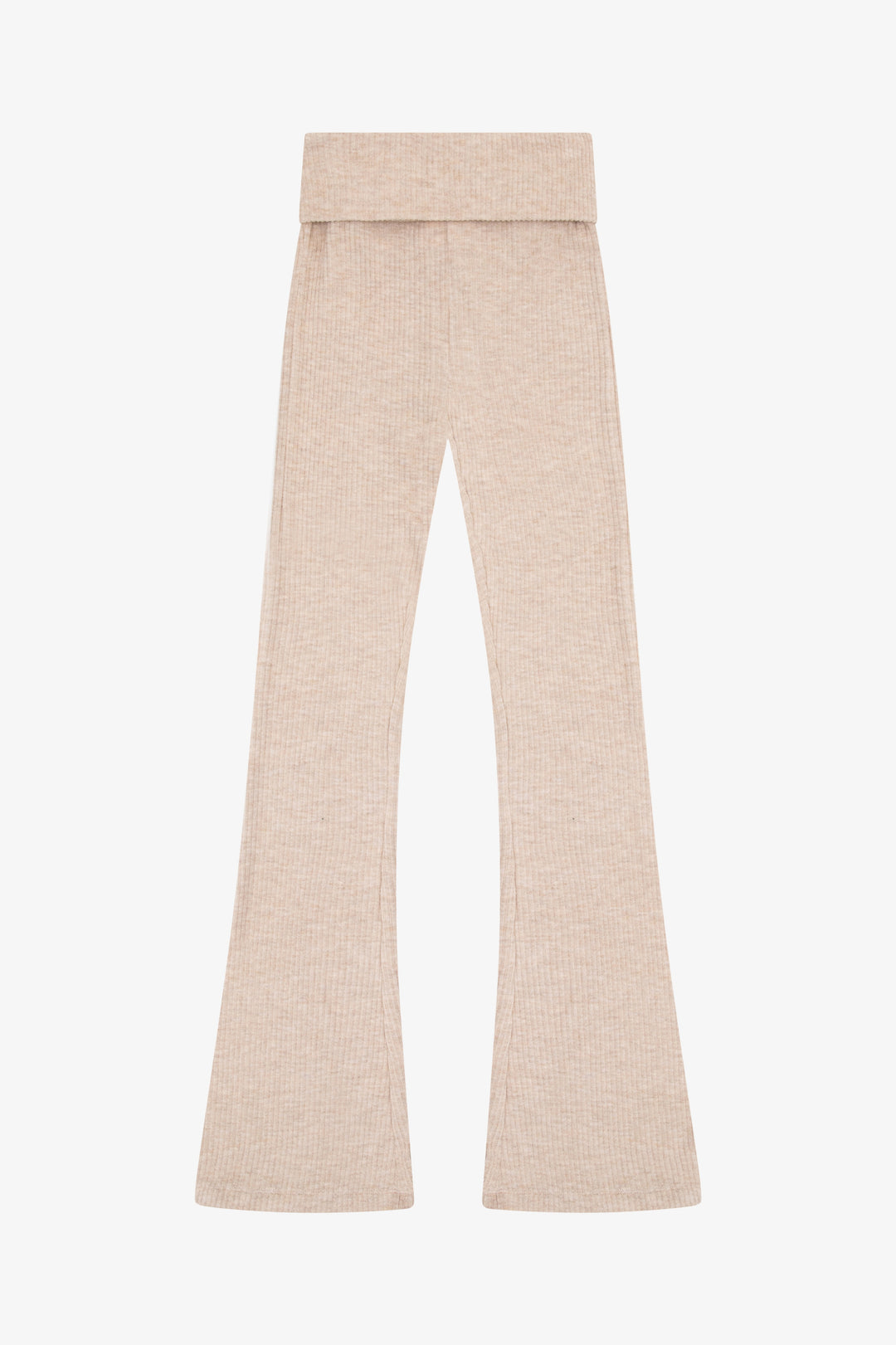 Hacci Rib Waisted Flared Pants