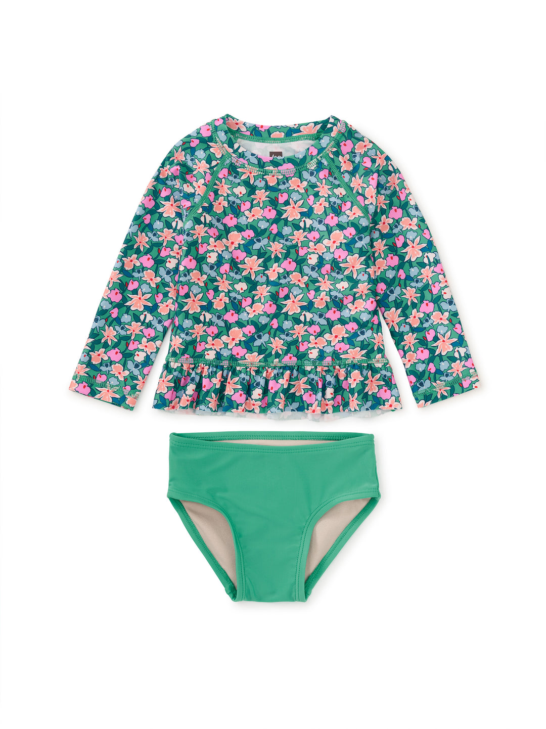 Orchard Ditsy Rash Guard Swimsuit Set