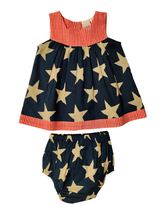 Stars & Stripes Bloomer Dress Set