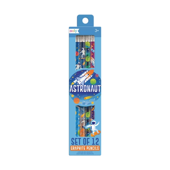 Astronaut Graphite Pencil Set of 12