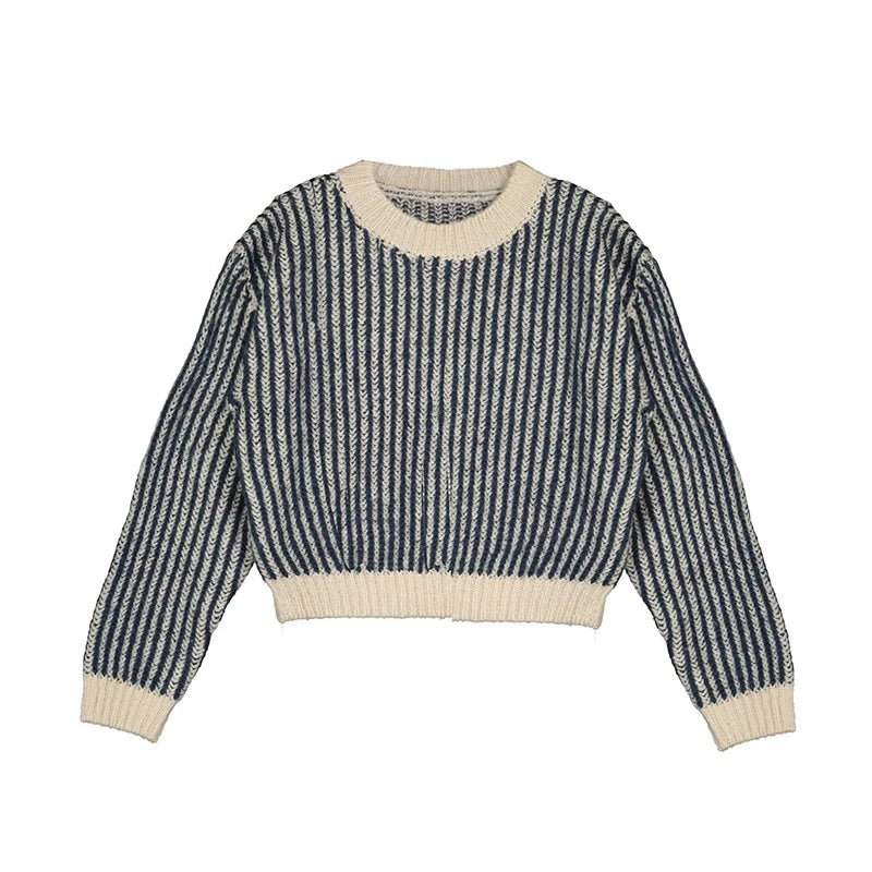 Striped Knit Sweater