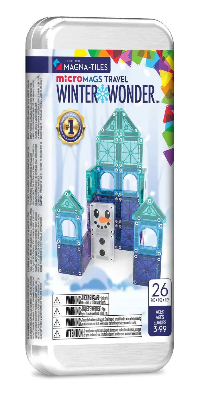 Magna-Tiles Winter Wonder 26-Piece Travel Set