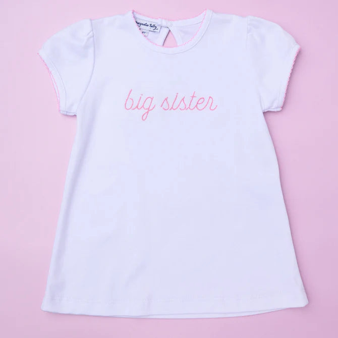 Big Sister Embroidered Top