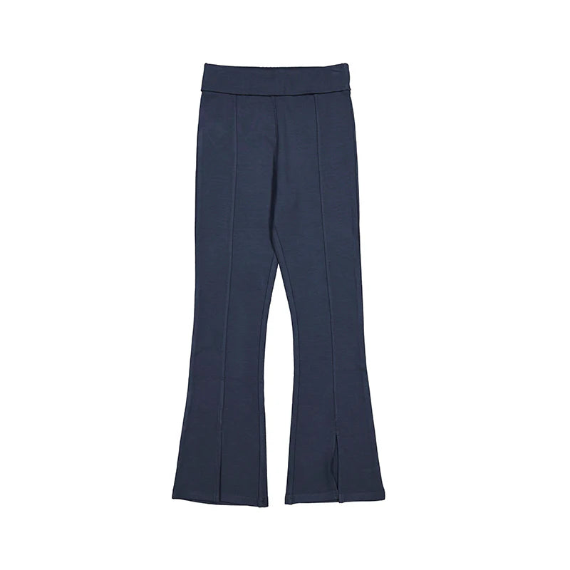 Navy Flared Legging