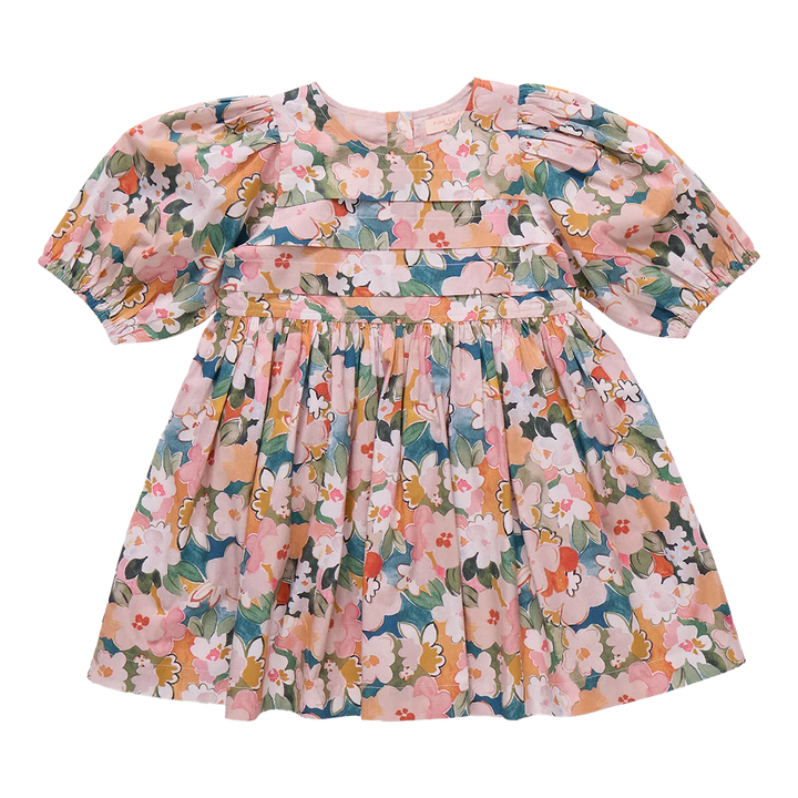 Evelyn Dress Watercolor Floral