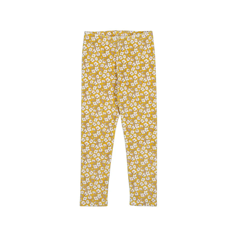 Flower Printed Velvet Legging