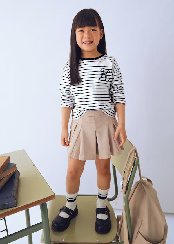 Soft Knit Khaki Skort