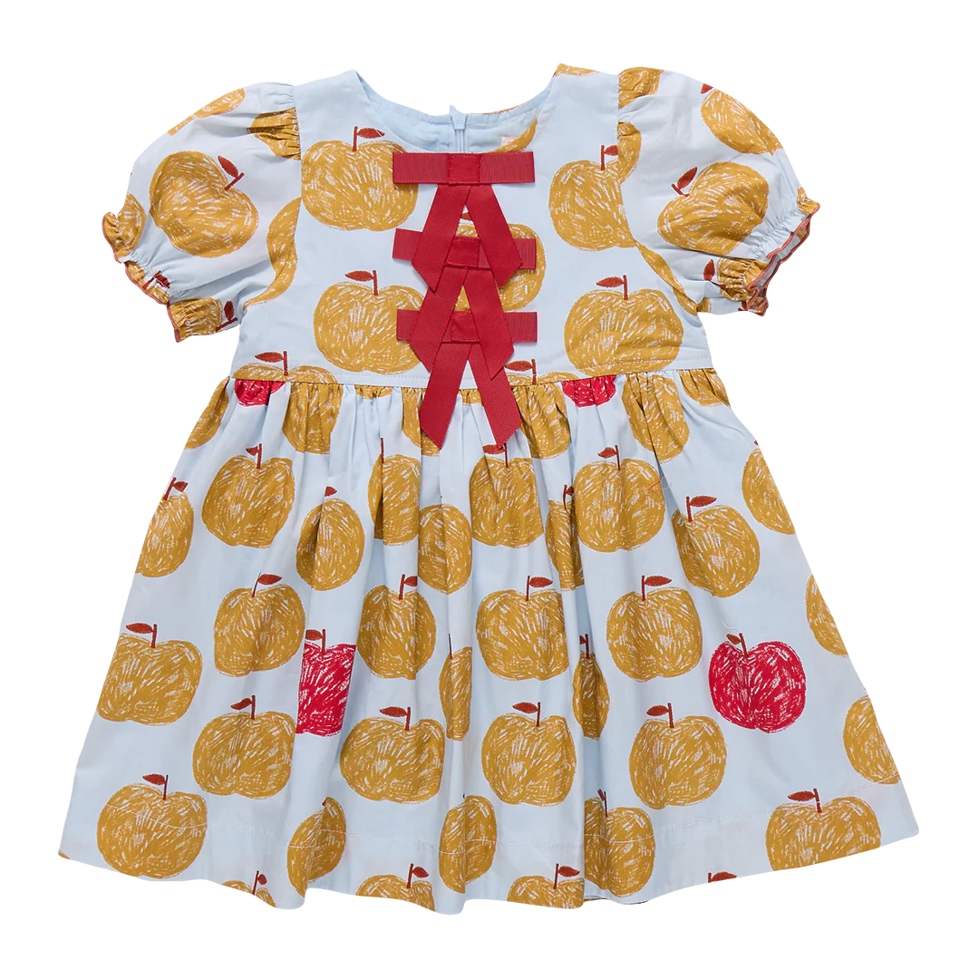 Hermione Dress Gold Apples