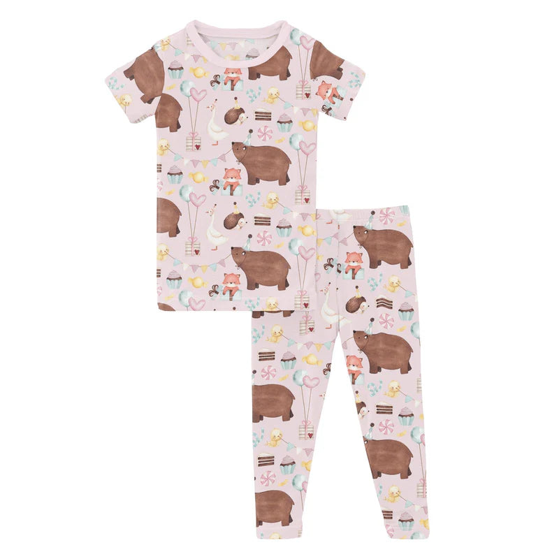 Shrinking Violet Forest Party Bamboo Pajama Set