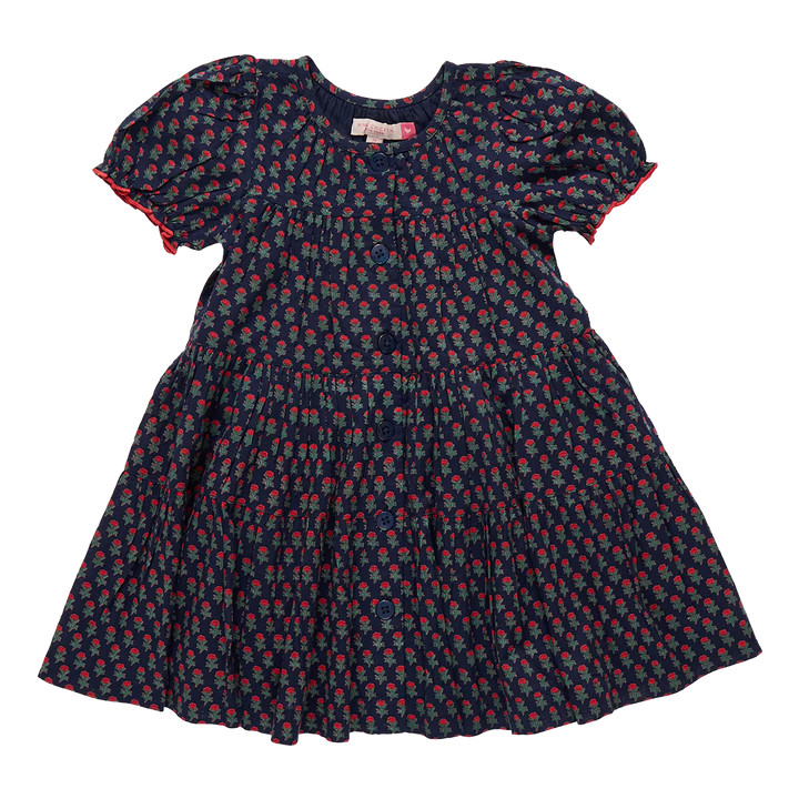 Elizabeth Dress Navy Carnation