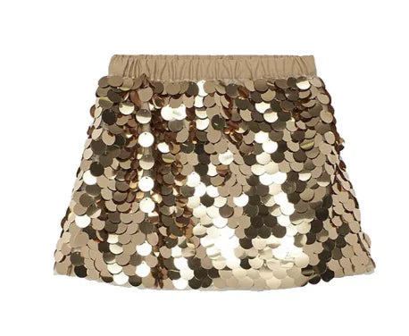 Gold Sequin Skirt