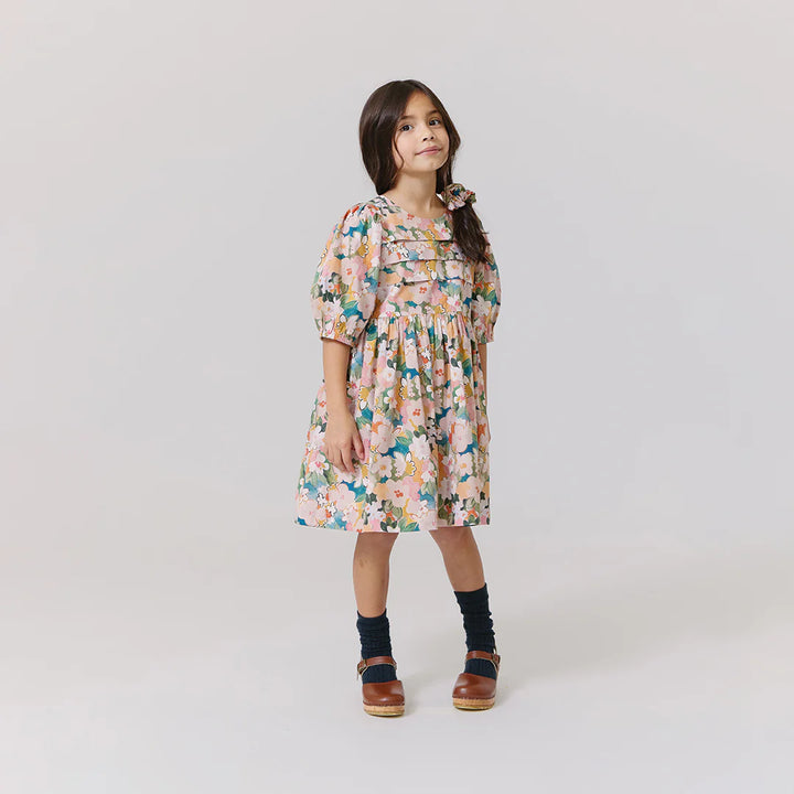 Evelyn Dress Watercolor Floral