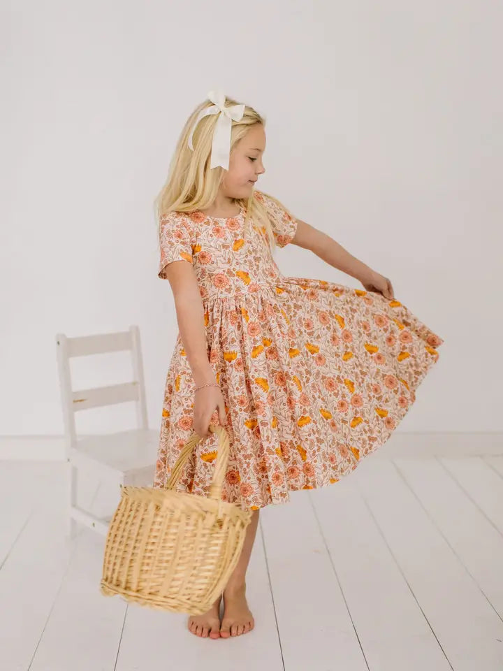 Boho Floral Fall Dress