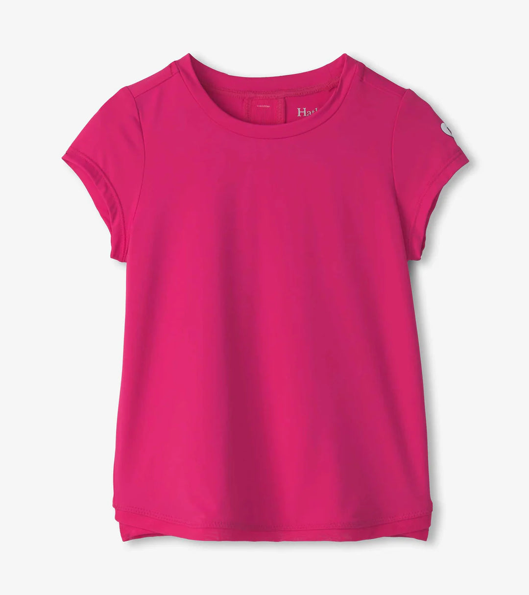 Pink Mesh Trim Tee