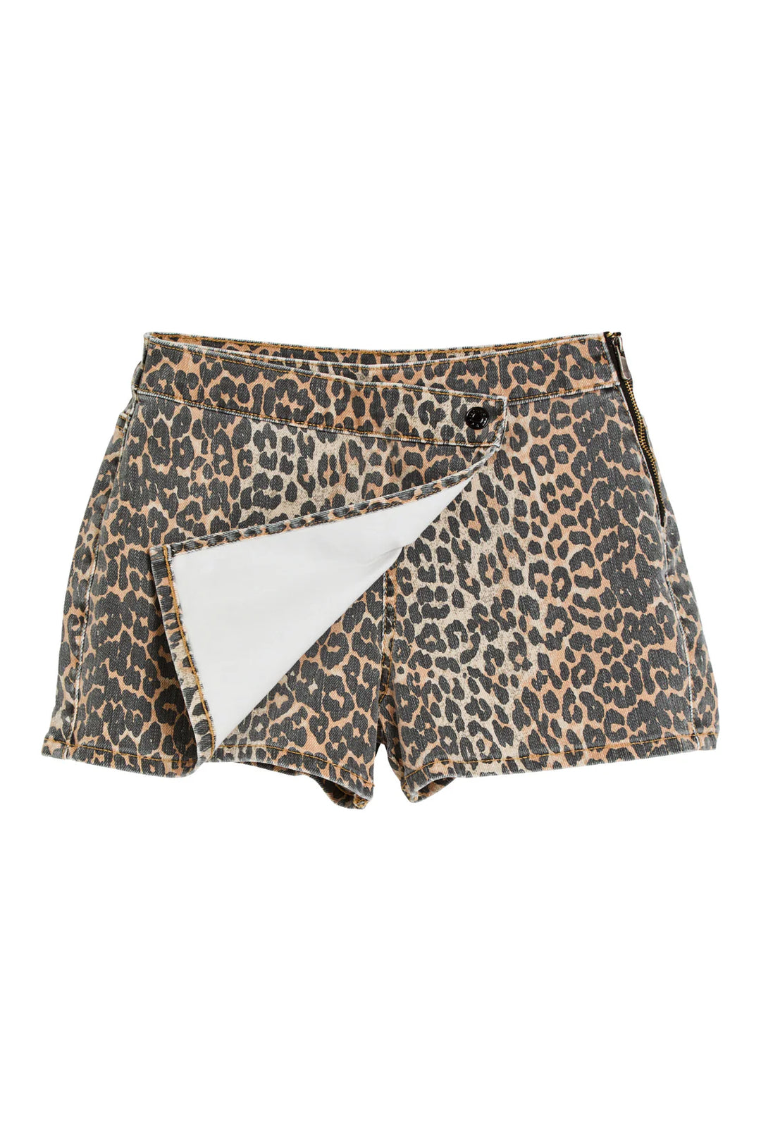 Leopard Print Skort