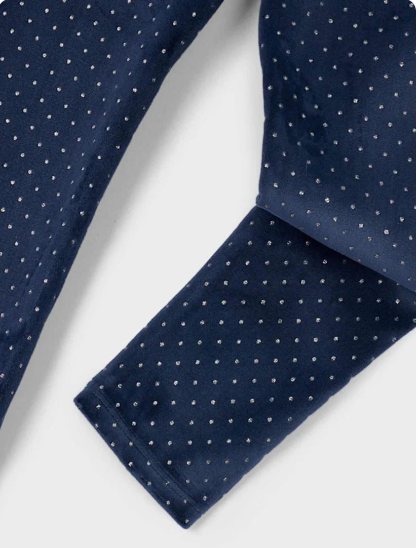 Velour Sparkle Dot Legging