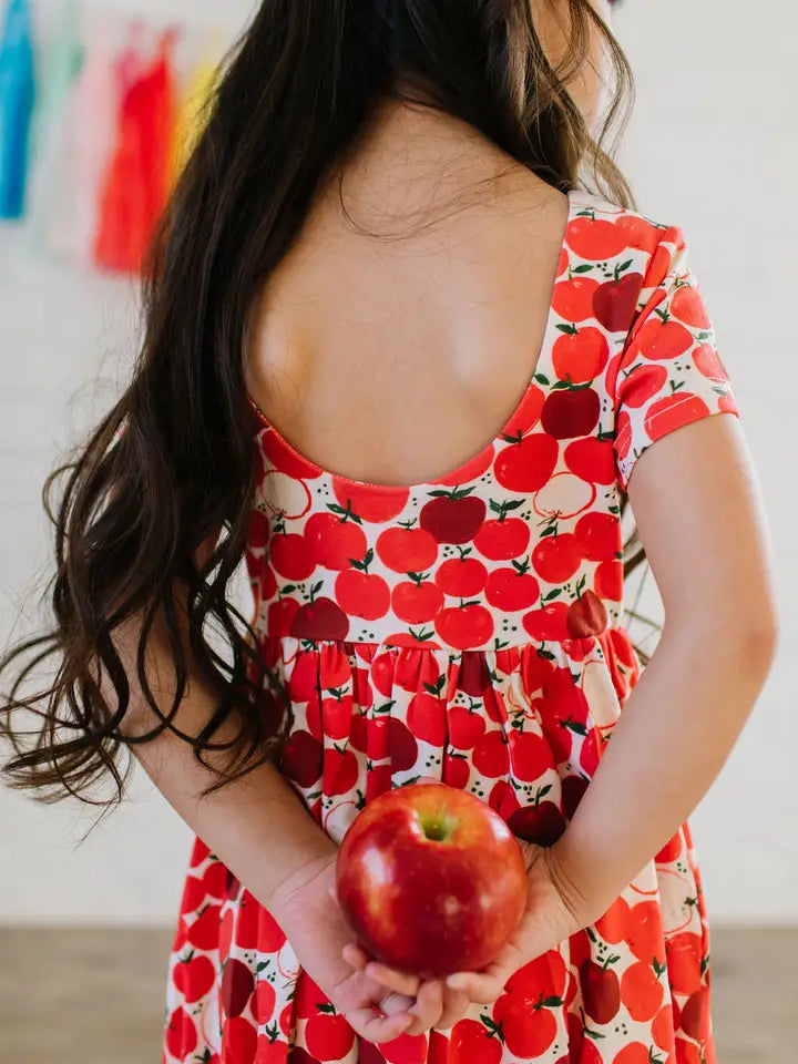 Classic Twirl Dress in Apple