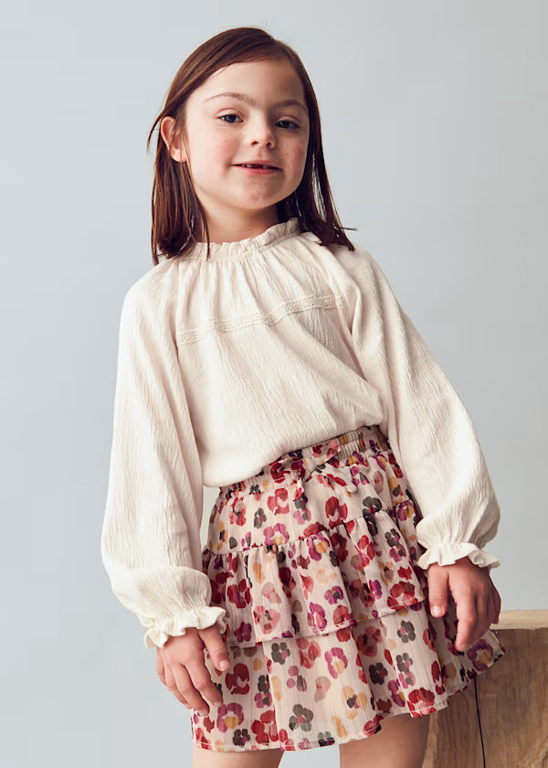 Chiffon Printed Skirt