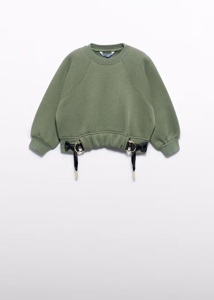 Pullover with Bow Detail