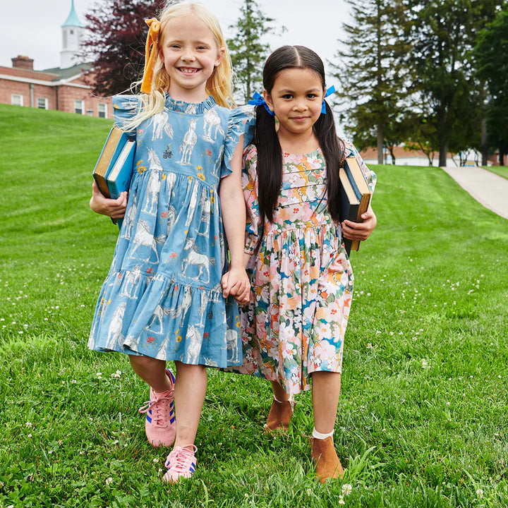 Evelyn Dress Watercolor Floral