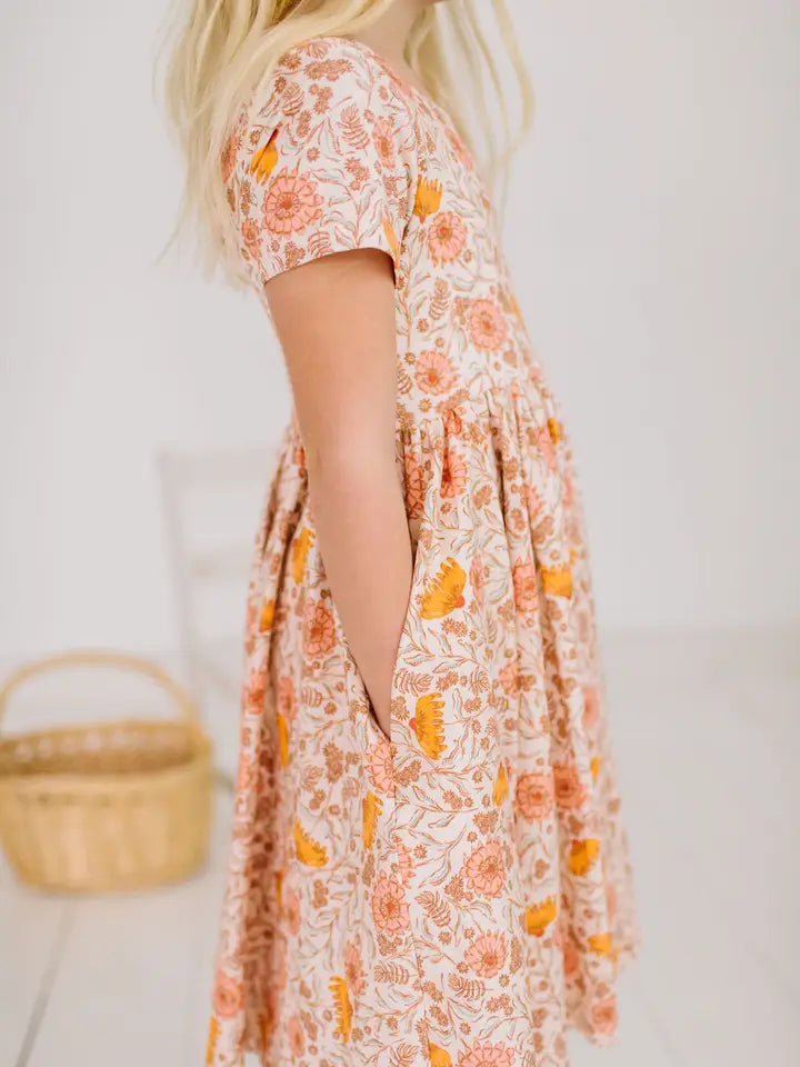 Boho Floral Fall Dress
