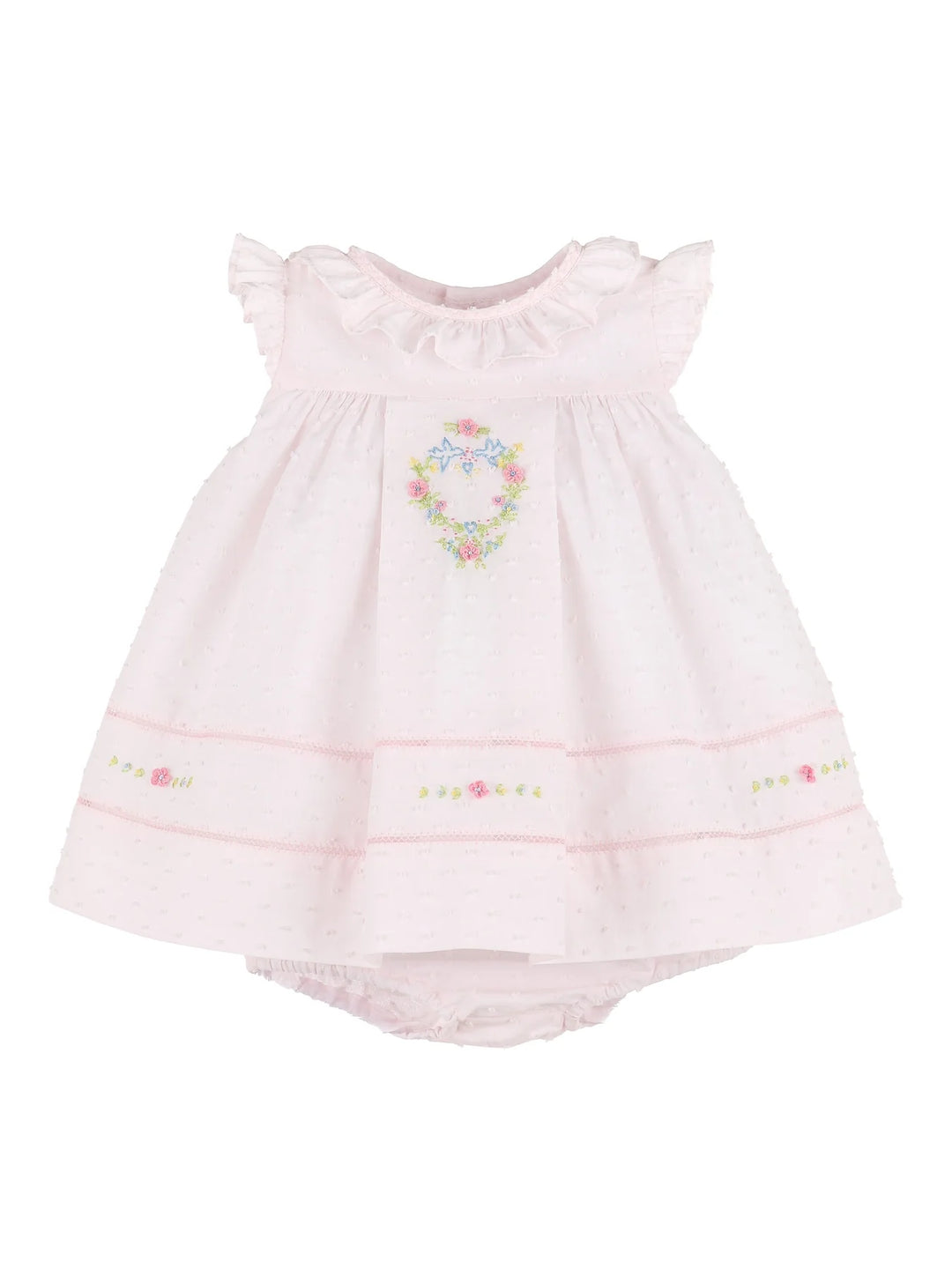 Dotted Ruffle Float Pink