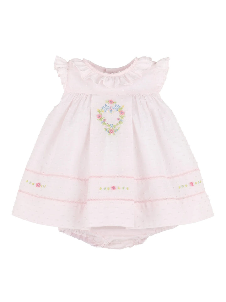 Dotted Ruffle Float Pink