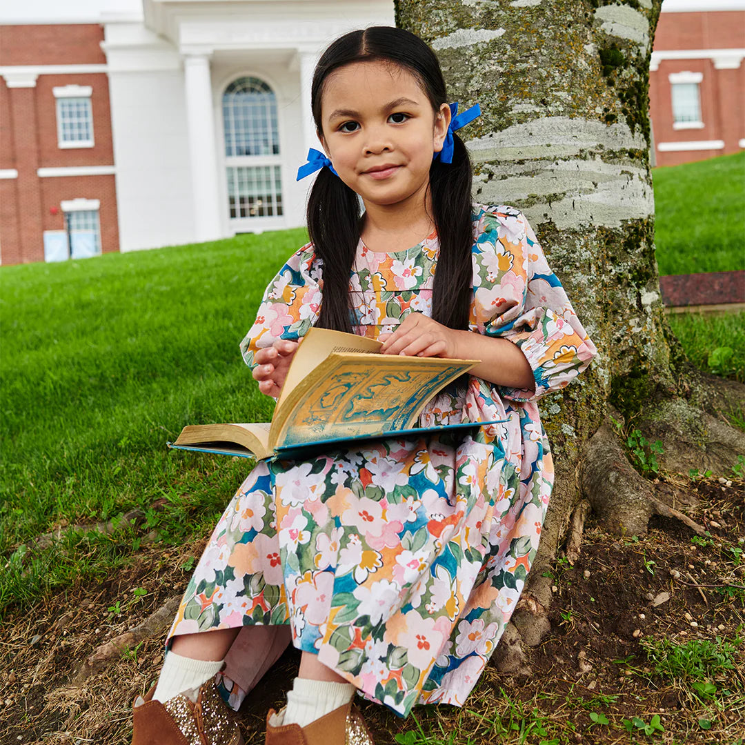 Evelyn Dress Watercolor Floral