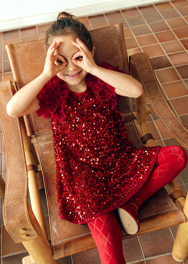 Sequin & Tulle Dress