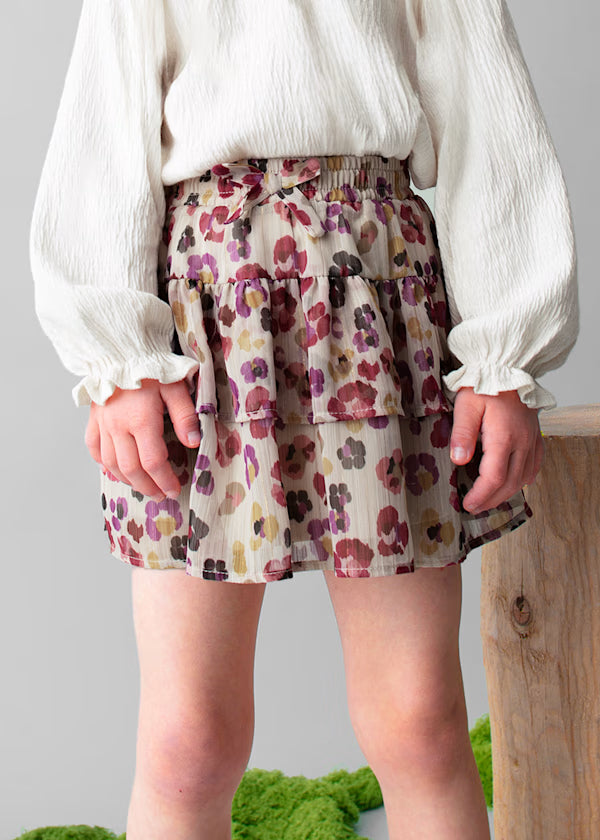 Chiffon Printed Skirt