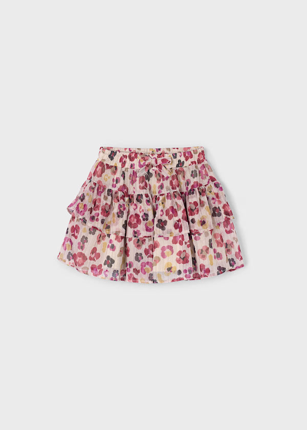 Chiffon Printed Skirt