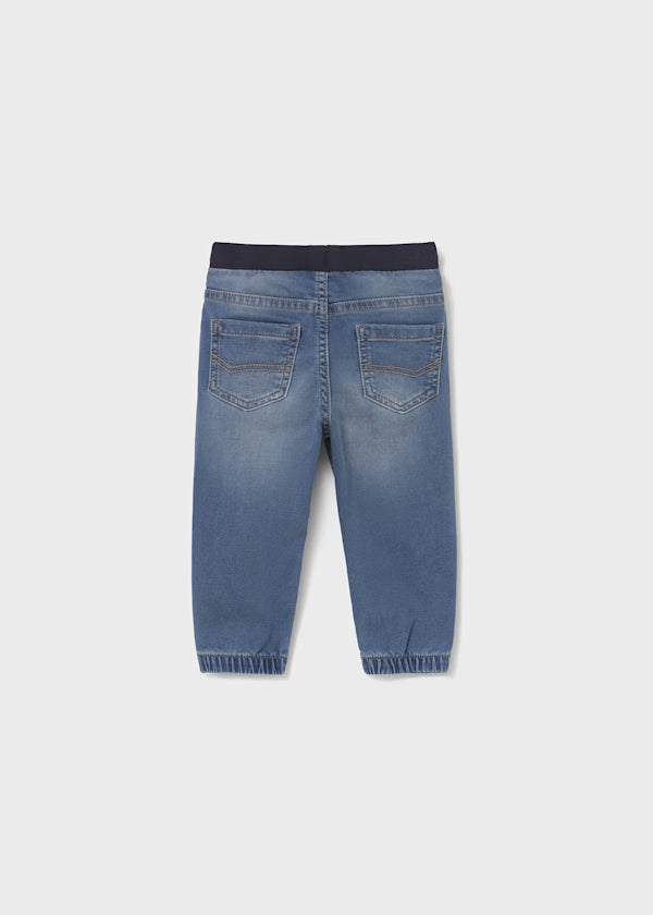 Soft Denim Jogger Pant