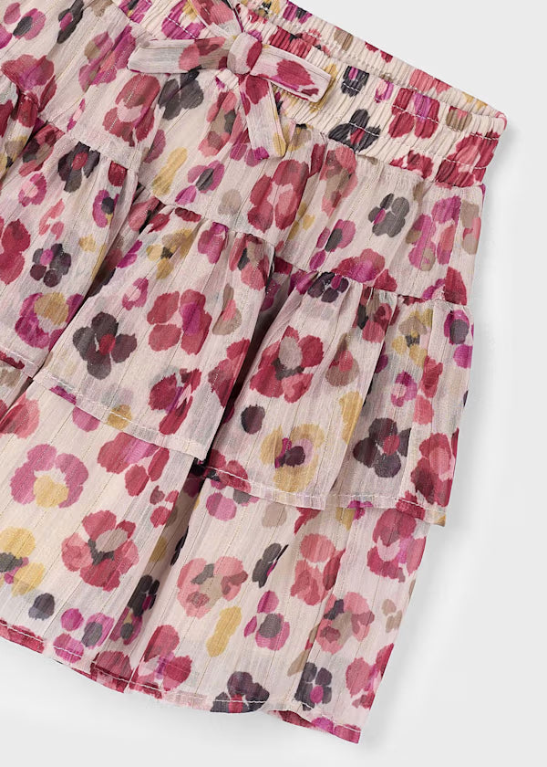 Chiffon Printed Skirt