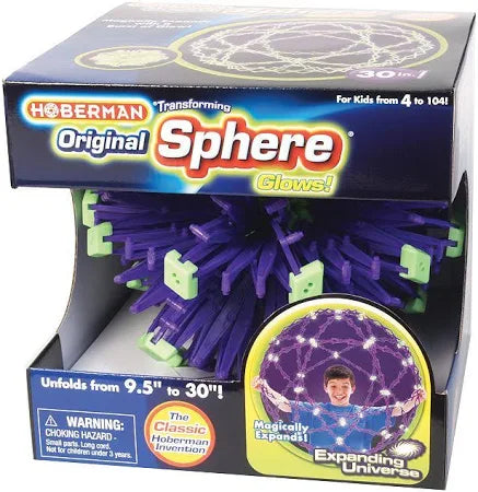 Original Glow Hoberman Sphere | Expanding Sensory Ball