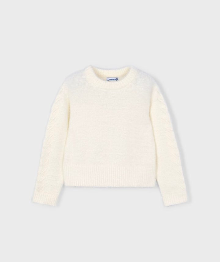 Faux Fur Knit Sweater