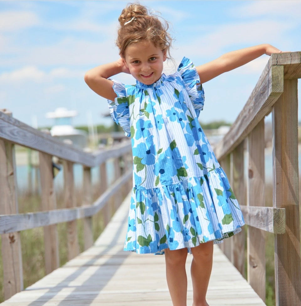 Girls Harper Dress Hibiscus Floral