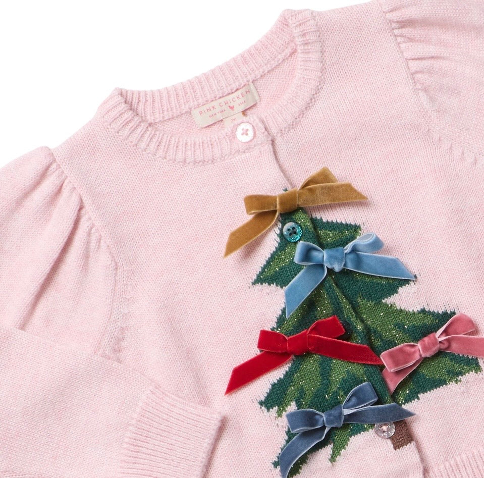 Constance Sweater Tree Bows